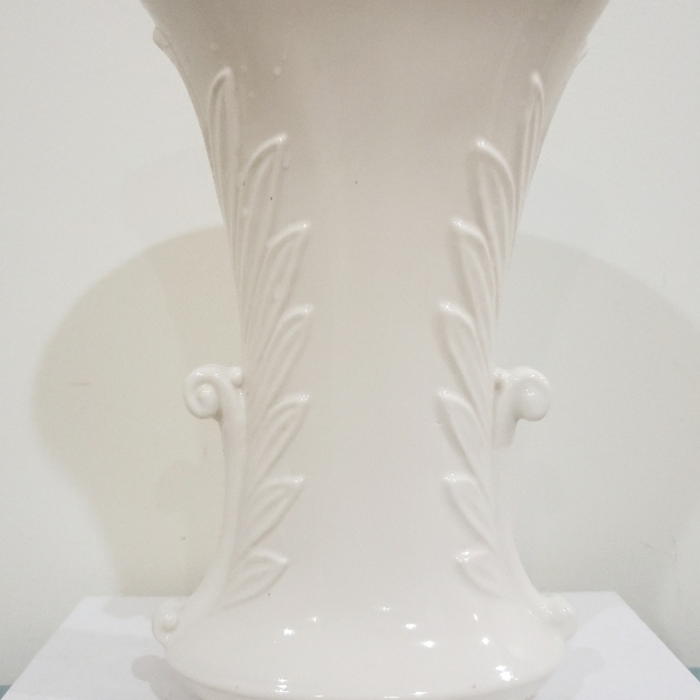 Elegant White Ceramic Vase